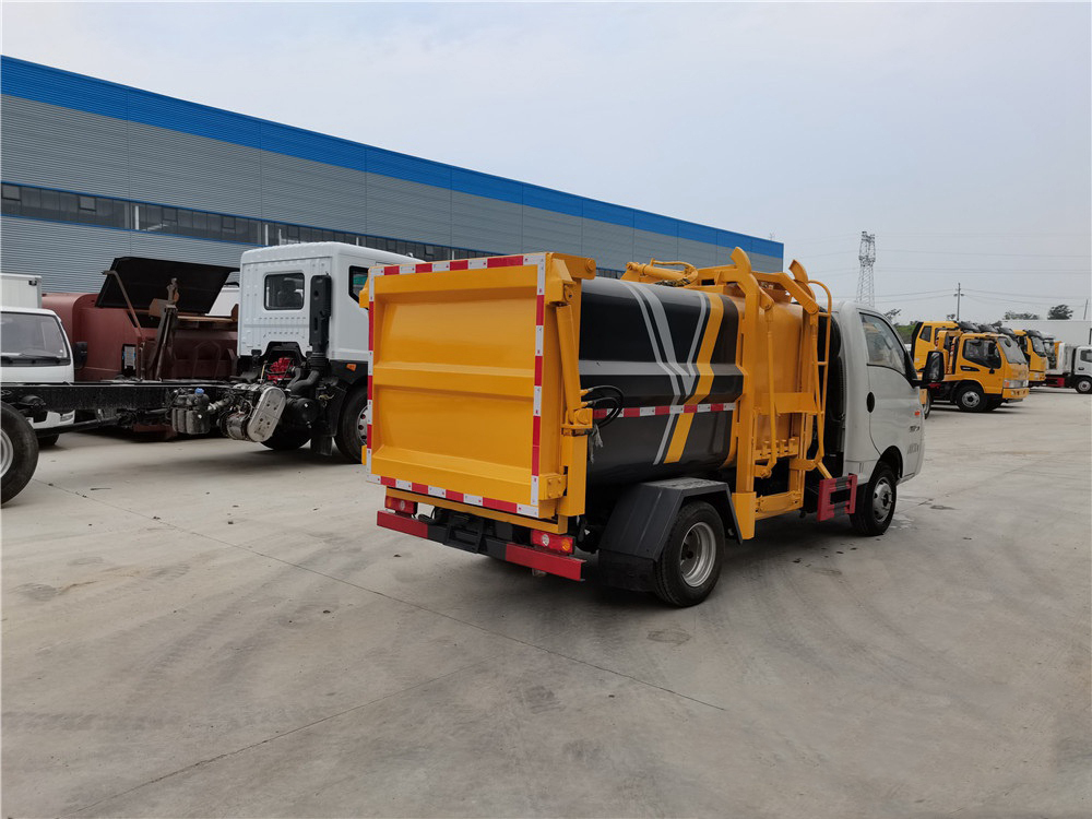 國六4.5方 藍牌凱馬瑞航 側(cè)裝壓縮垃圾車