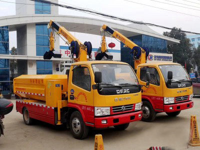 東風(fēng)單排清淤車(chē)藍(lán)牌 5方
